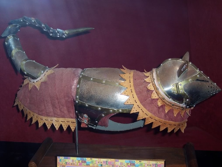 Cat armor for the battle of the