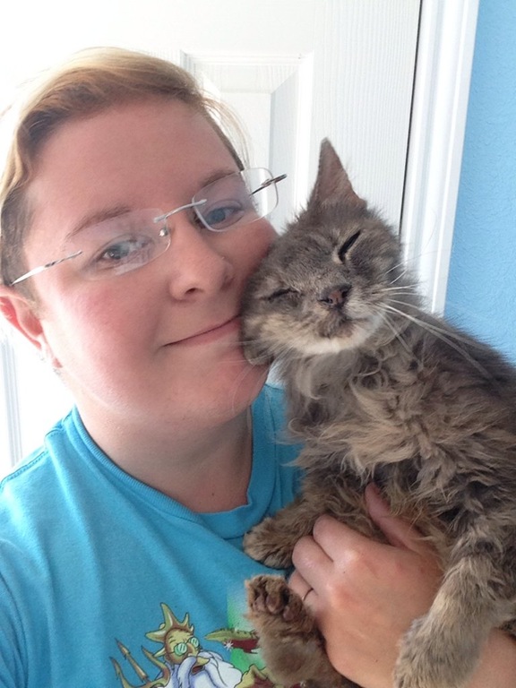 bonnie the blind cat