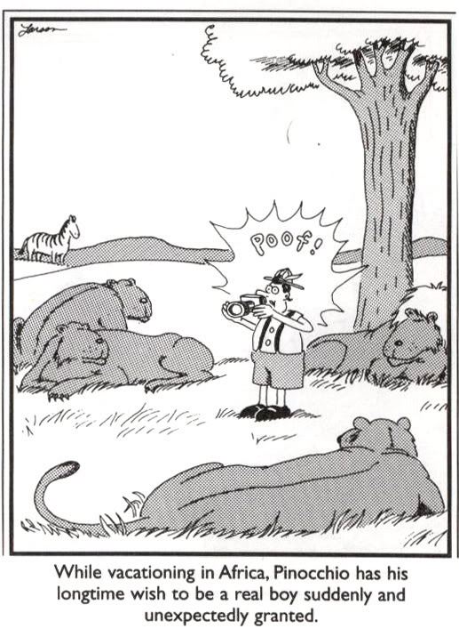 13 'The Far Side' comic strips featuring cats!