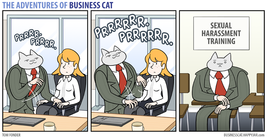 business cat sexual harassment 