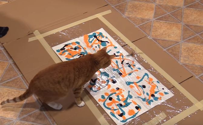 This is how you can get your cat to create priceless meowsterpieces!