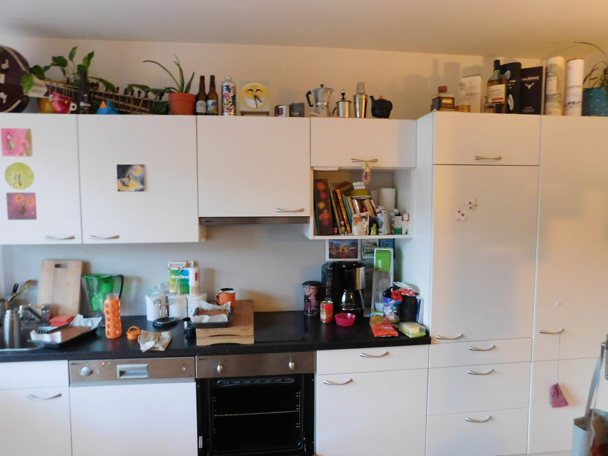 Can You Find The Stealthy Kitty In This Kitchen Photo