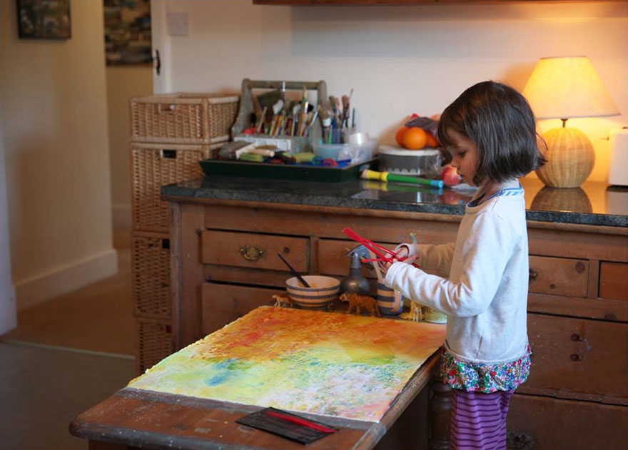 6 Year Old Artist With Autism Creates Stunning Art Even
