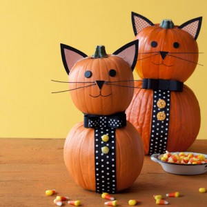 pumpkin cat plush