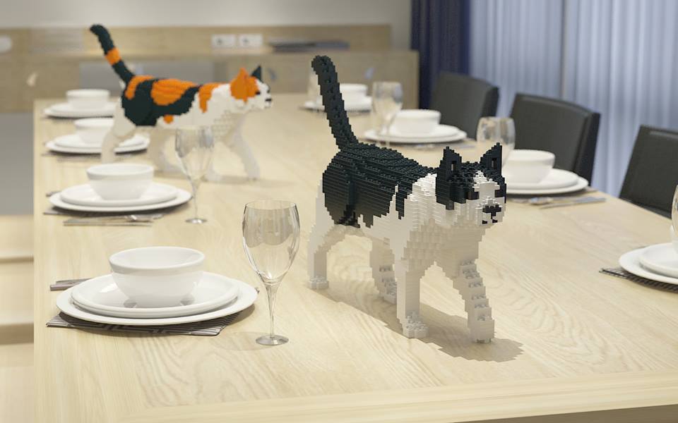 lego cat robot