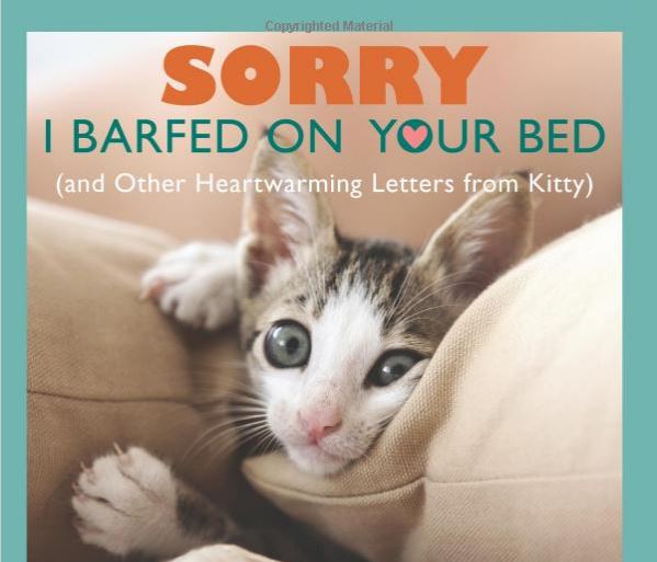 sorry i barfed on your bed