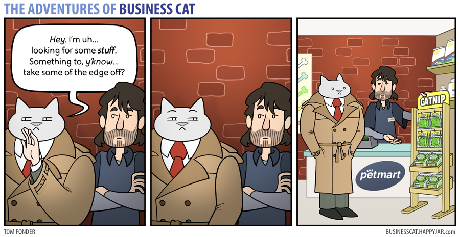 business cat catnip