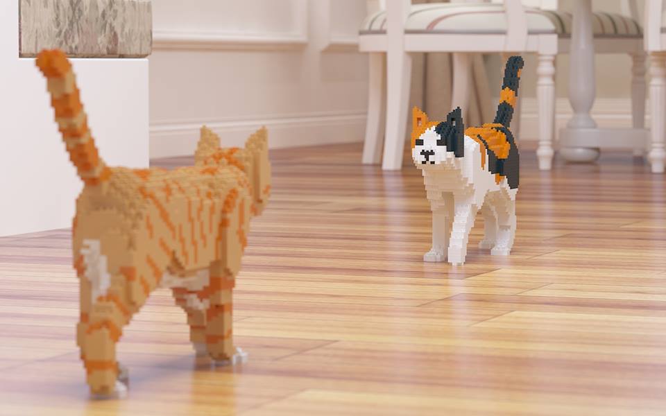 lego robot cat