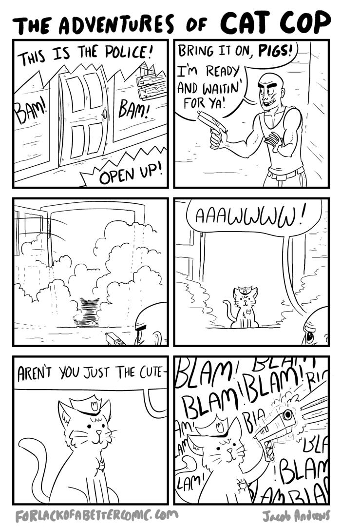 adventures of cat cop comic 1