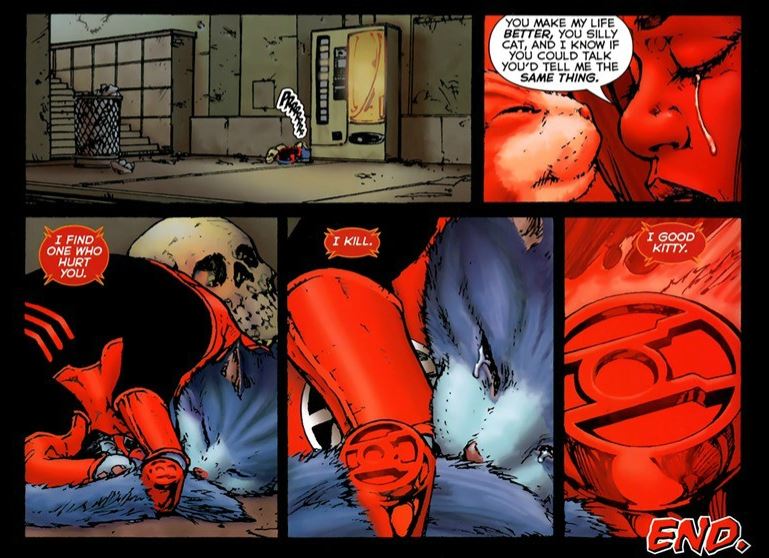 Dexstarr the cat comic Red Lantern 3