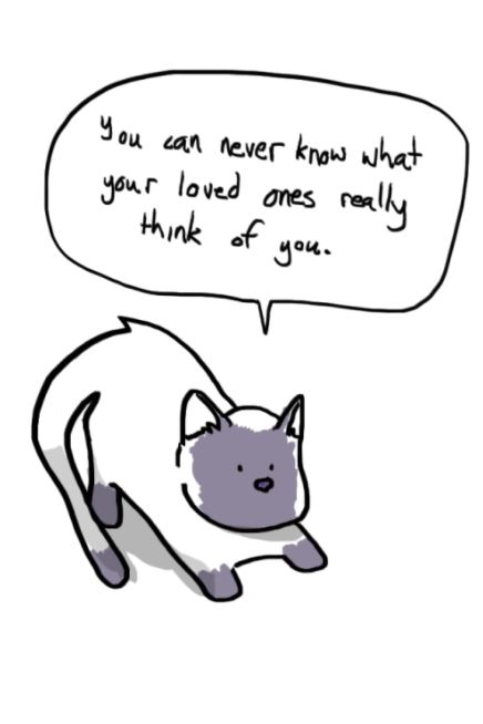 These hard truths by soft cats is a mix of cute and depressing