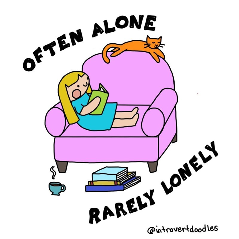 introvert cat lady comics 1