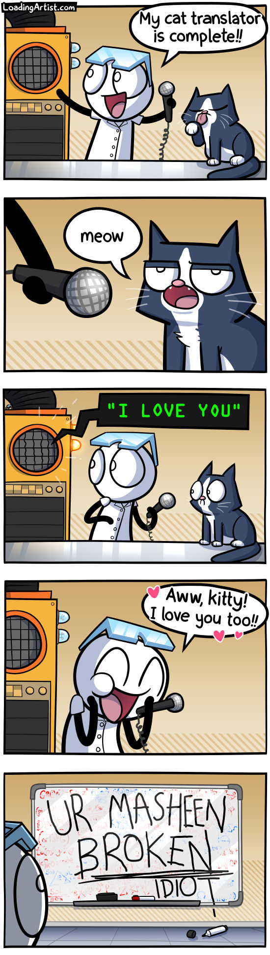 cat science comic