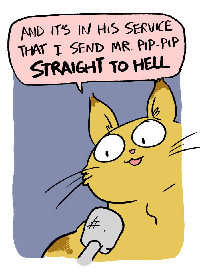 cat wrestler comic 6