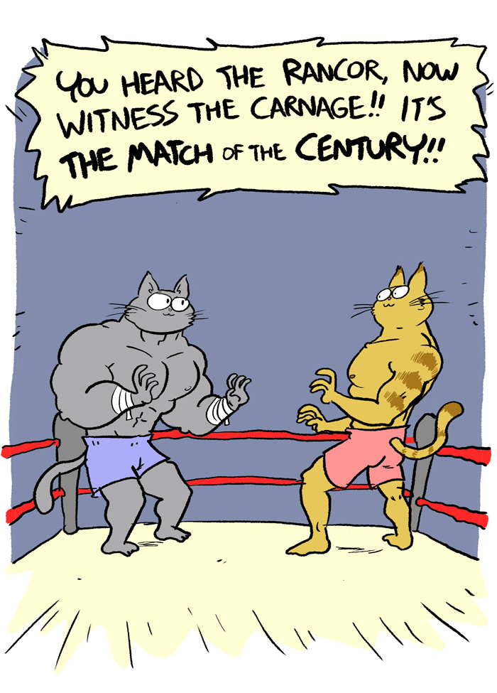 cat wrestler comic 7