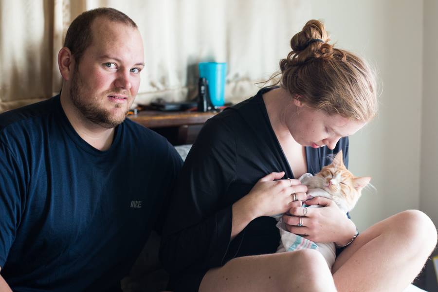 couple announces new baby on facebook with kitten photos 5