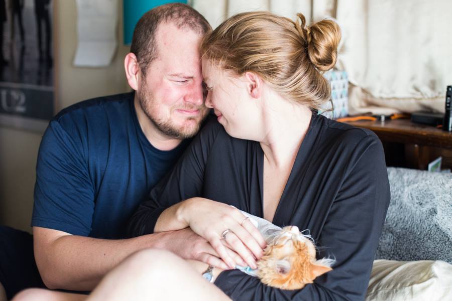 couple announces new baby on facebook with kitten photos 7
