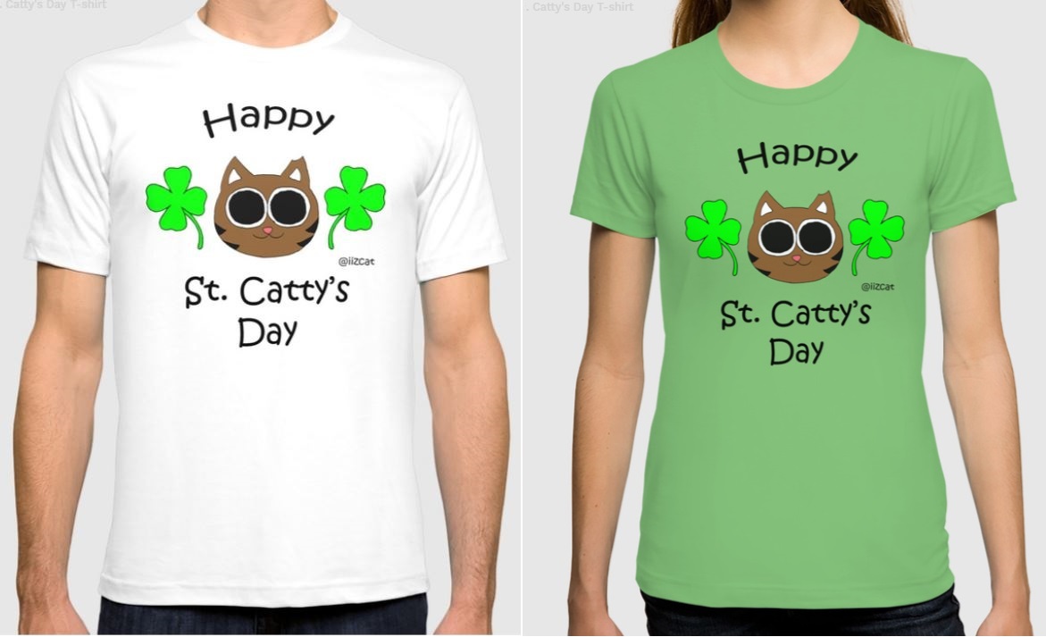 iizcat st patricks day t shirt 