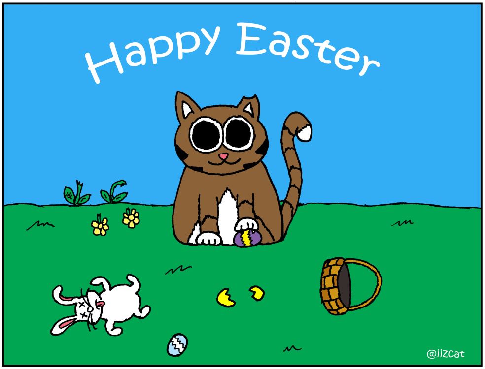 iizcat Easter comic