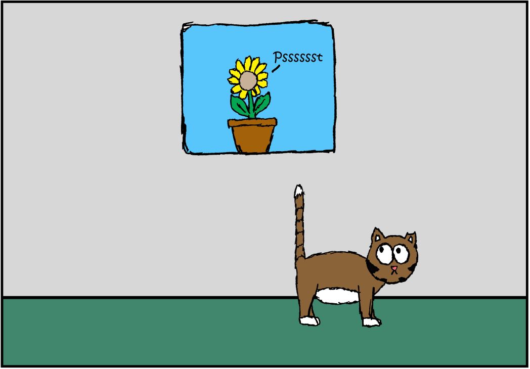 iizcat cat vs plant comic 2