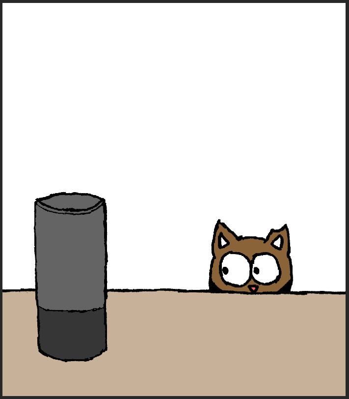 iizcat alexa comic 1