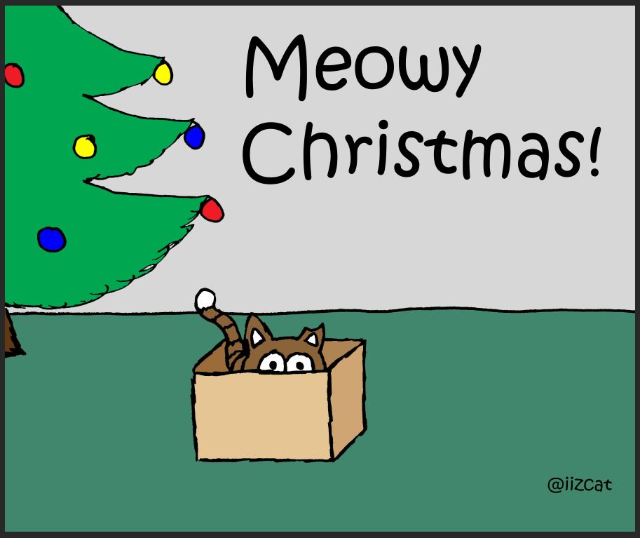 iizcat christmas box comic 5