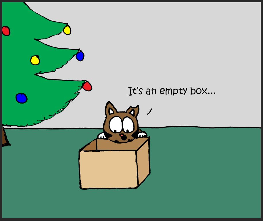 iizcat christmas box comic 3