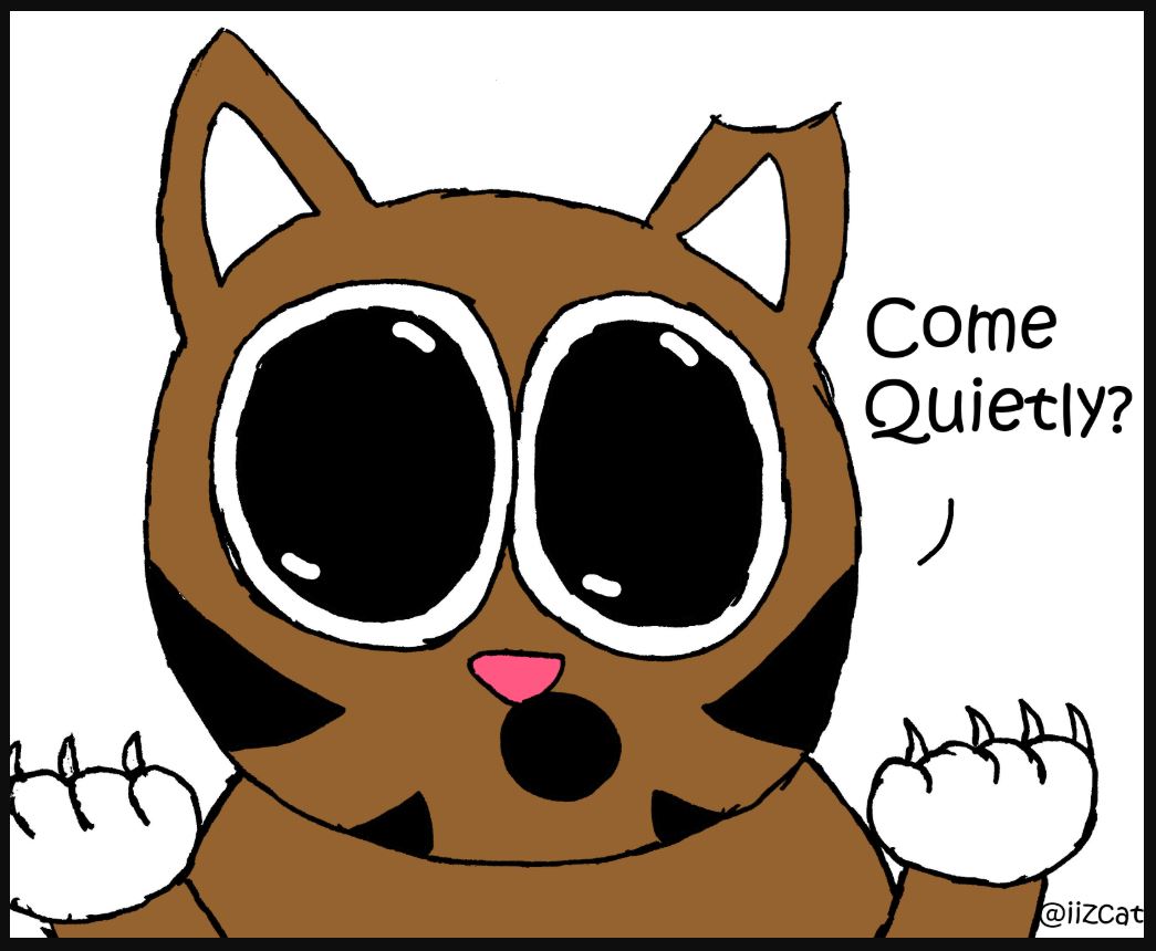 iizcat come quietly comic 4