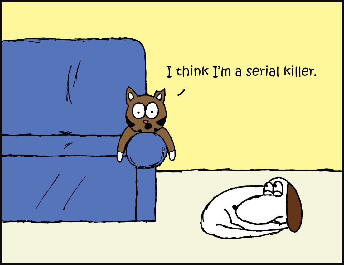 iizcat serial killer cat comic 1