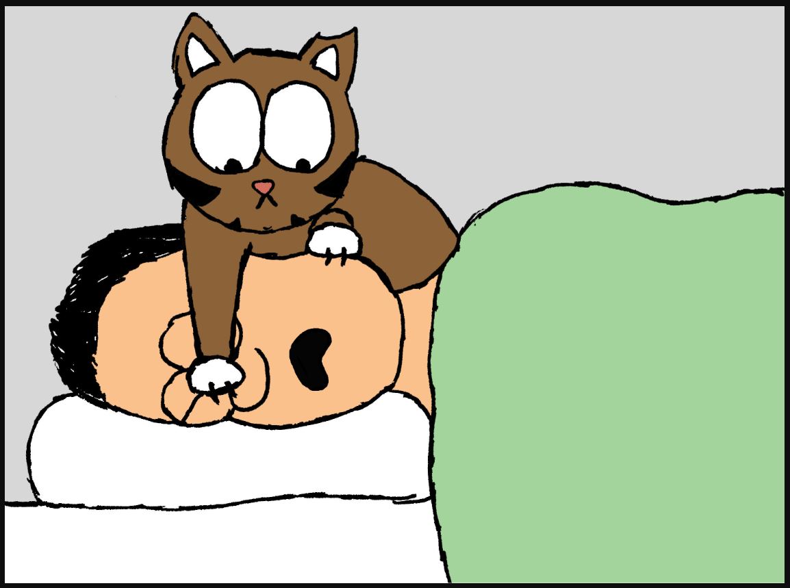 iizcat cat alarm clock comic 5