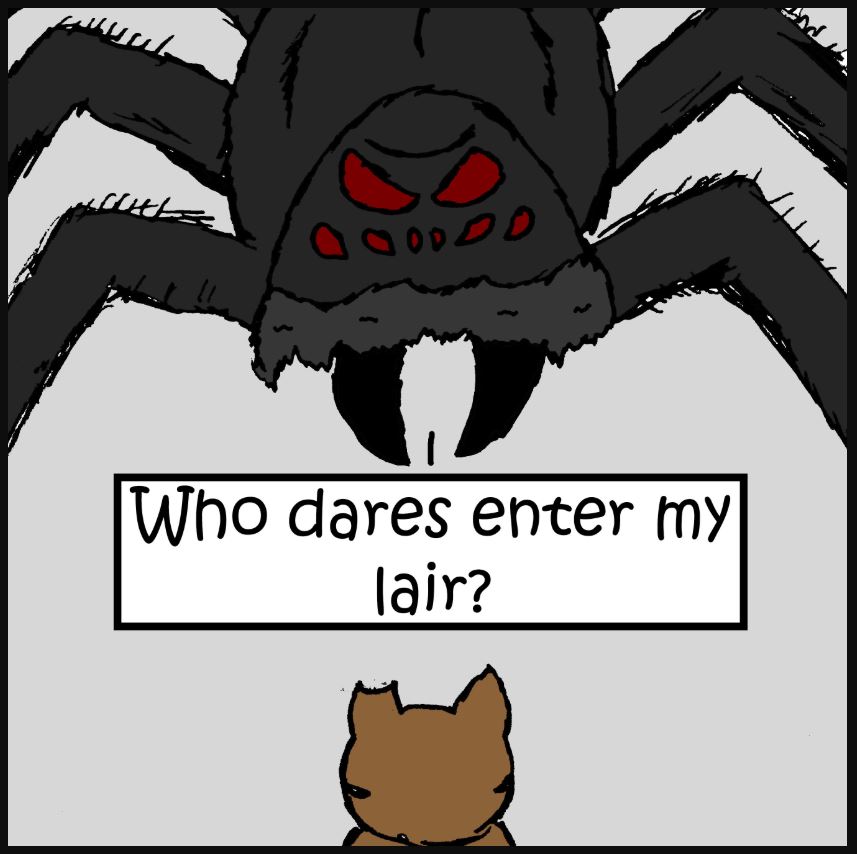 iizcat cat vs spider comic 1