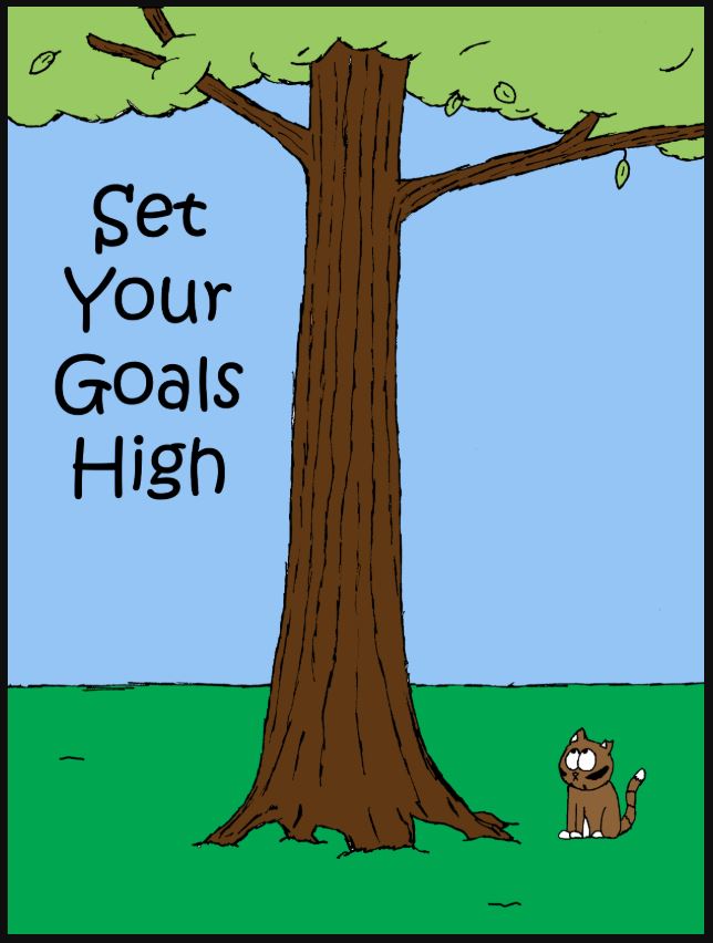 iizcat set your goals high comic 1