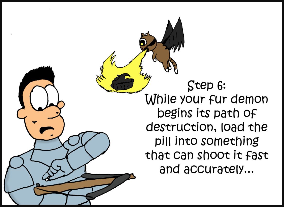 how to give a cat a pill comic 6