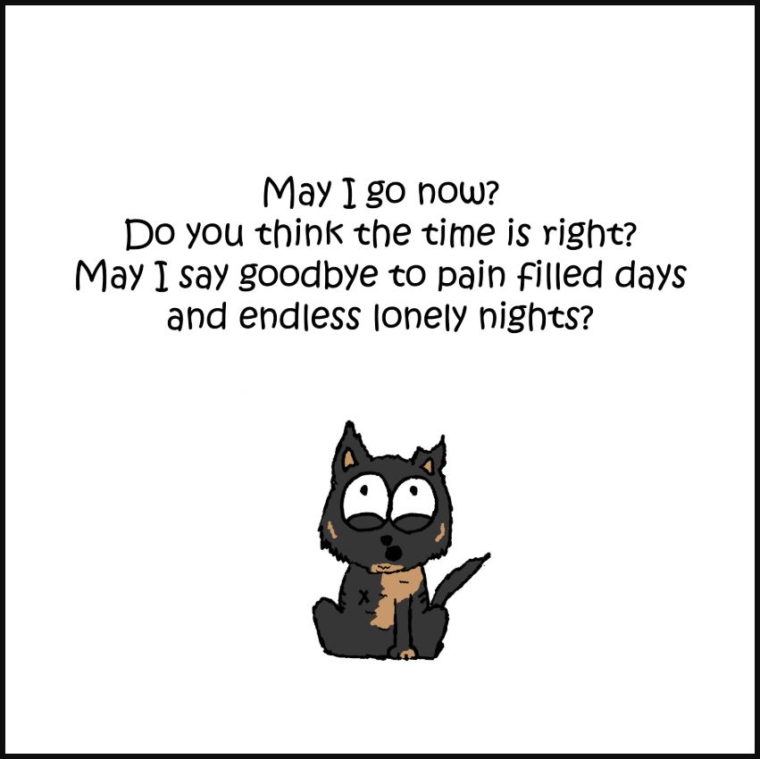 iizcat may i go now comic 1