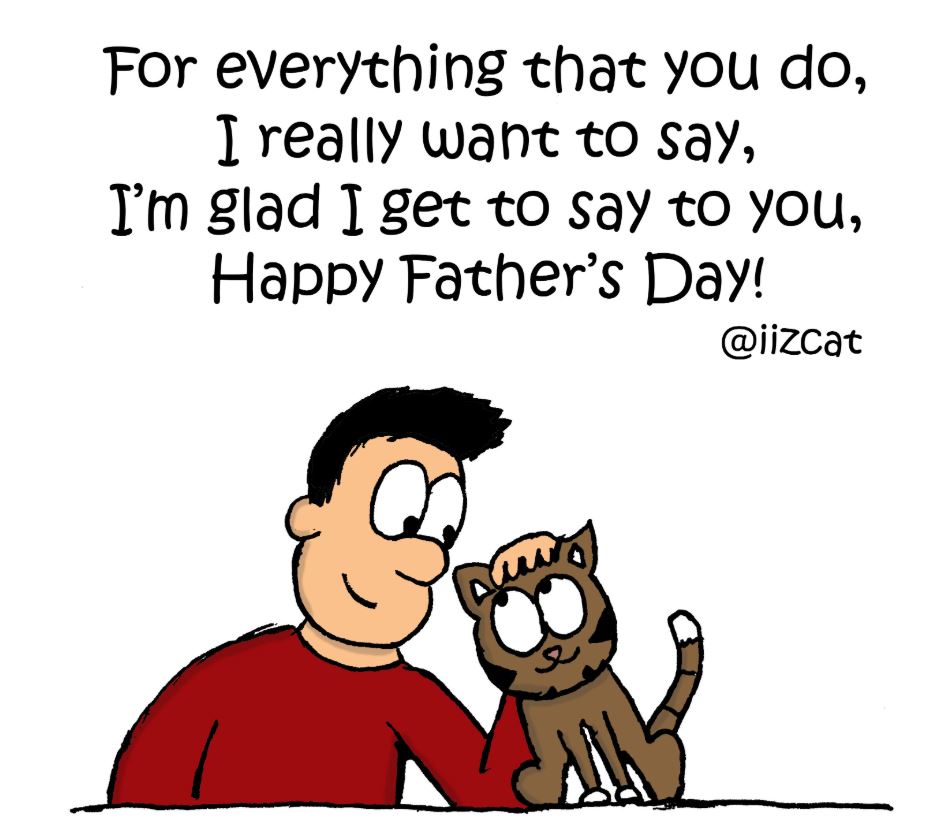 fathers day from the cat