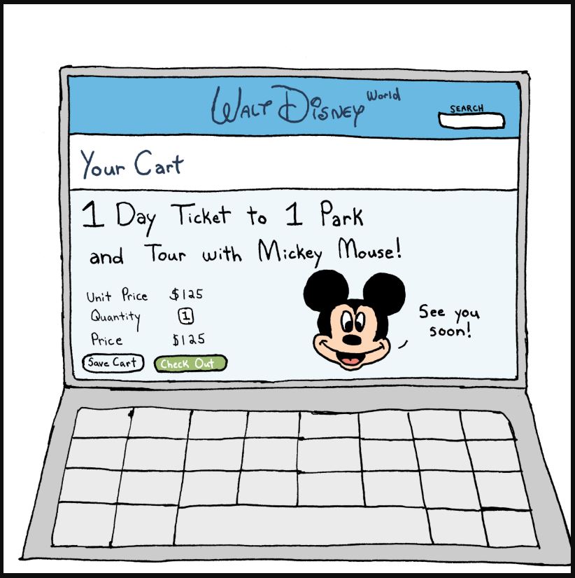 iizcat disneyworld comic 1