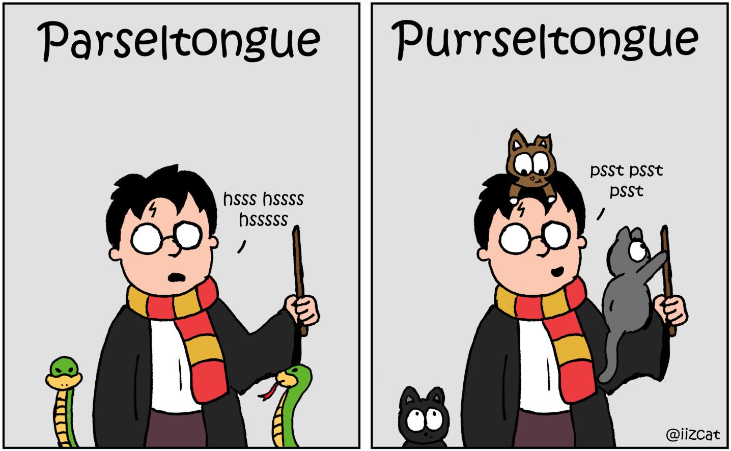 parseltongue vs purrseltongue