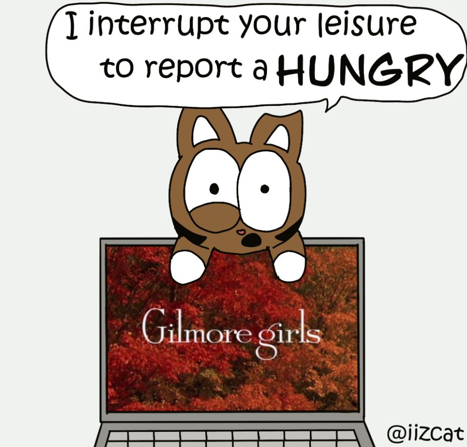 interrupt leisure to report a hungry